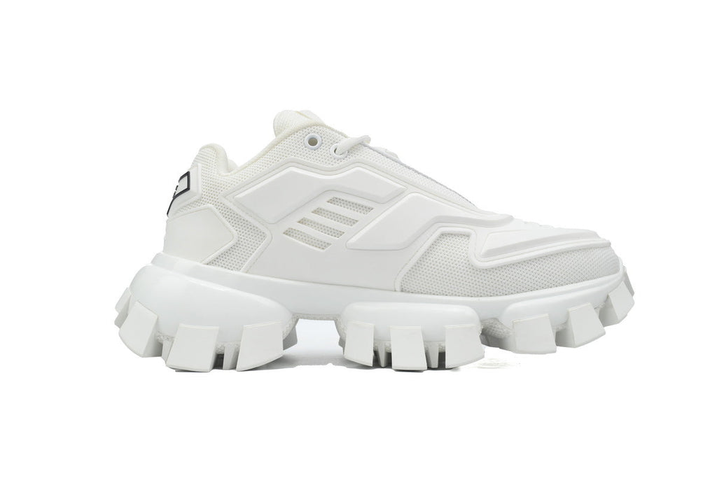 Prada Cloudbust Thunder Technical Fabric Chunky Sneakers "White"-retro thick sole dad shoes，Women's Shoe Sale / Men's Shoe Sale