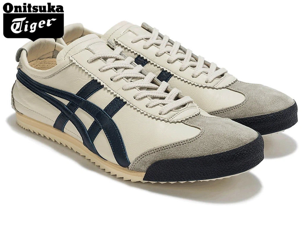 Onitsuka Tiger Mexico 66 Deluxe Nippon Made Sneakers – Cream/Navy