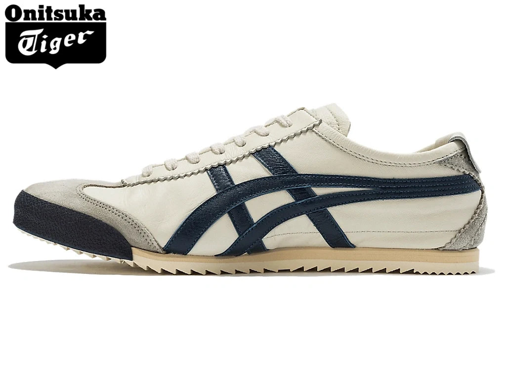 Onitsuka Tiger Mexico 66 Deluxe Nippon Made Sneakers – Cream/Navy
