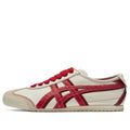 Onitsuka Tiger Mexico 66 "Cream Red" Unisex Leather Sneakers- Women's Shoe Sale / Men's Shoe Sale