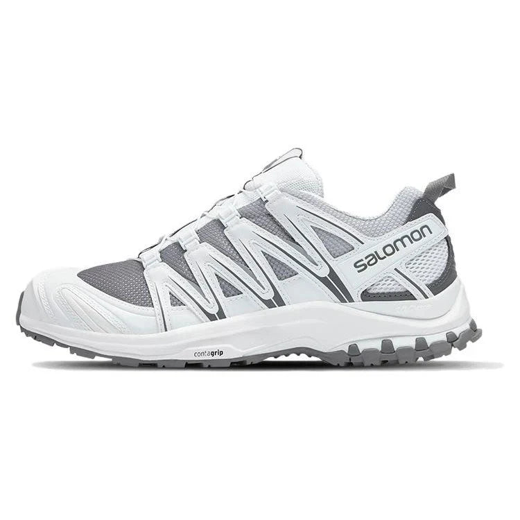 Salomon XA PRO 3D "White Grey"- outdoor hiking shoes/Women's Shoe Sale / Men's Shoe Sale