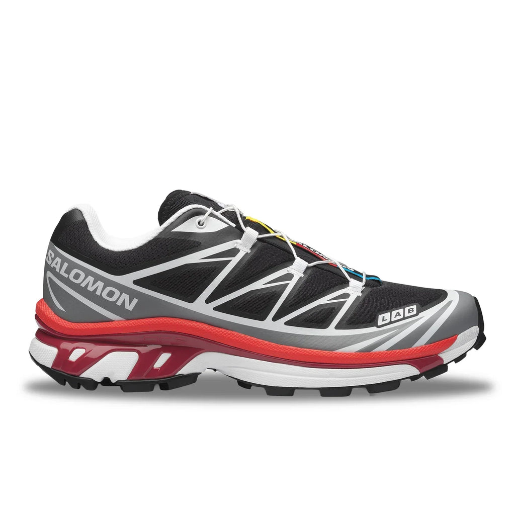 Salomon XT-6 S-LAB Men Women Outdoor Trail Running Hiking Shoes "Black Red White"