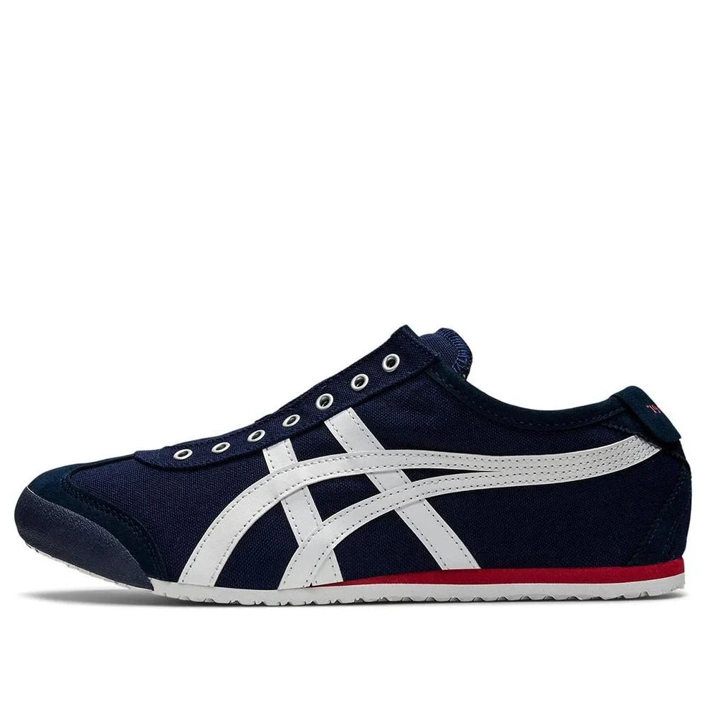 Onitsuka Tiger Mexico 66 Slip-On "Navy White" Unisex Sneakers- Women's Shoe Sale / Men's Shoe Sale