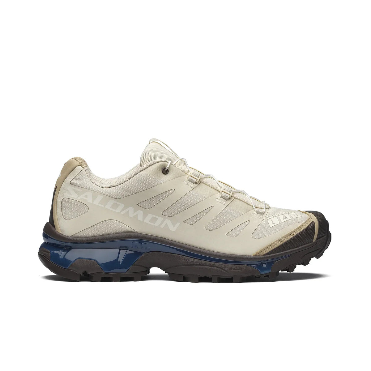 Salomon XT-4 OG XT LAB Men Women Outdoor Trail Hiking Shoes "Cream Beige Dark Brown Blue"
