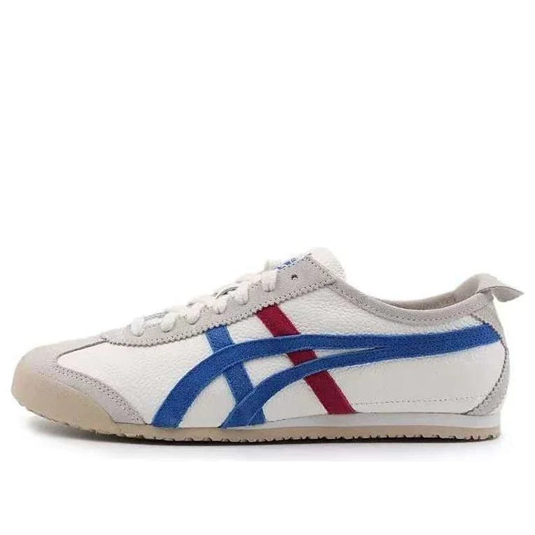 Onitsuka Tiger Mexico 66 "White Blue Red" Casual Sneakers- Women's Shoe Sale / Men's Shoe Sale