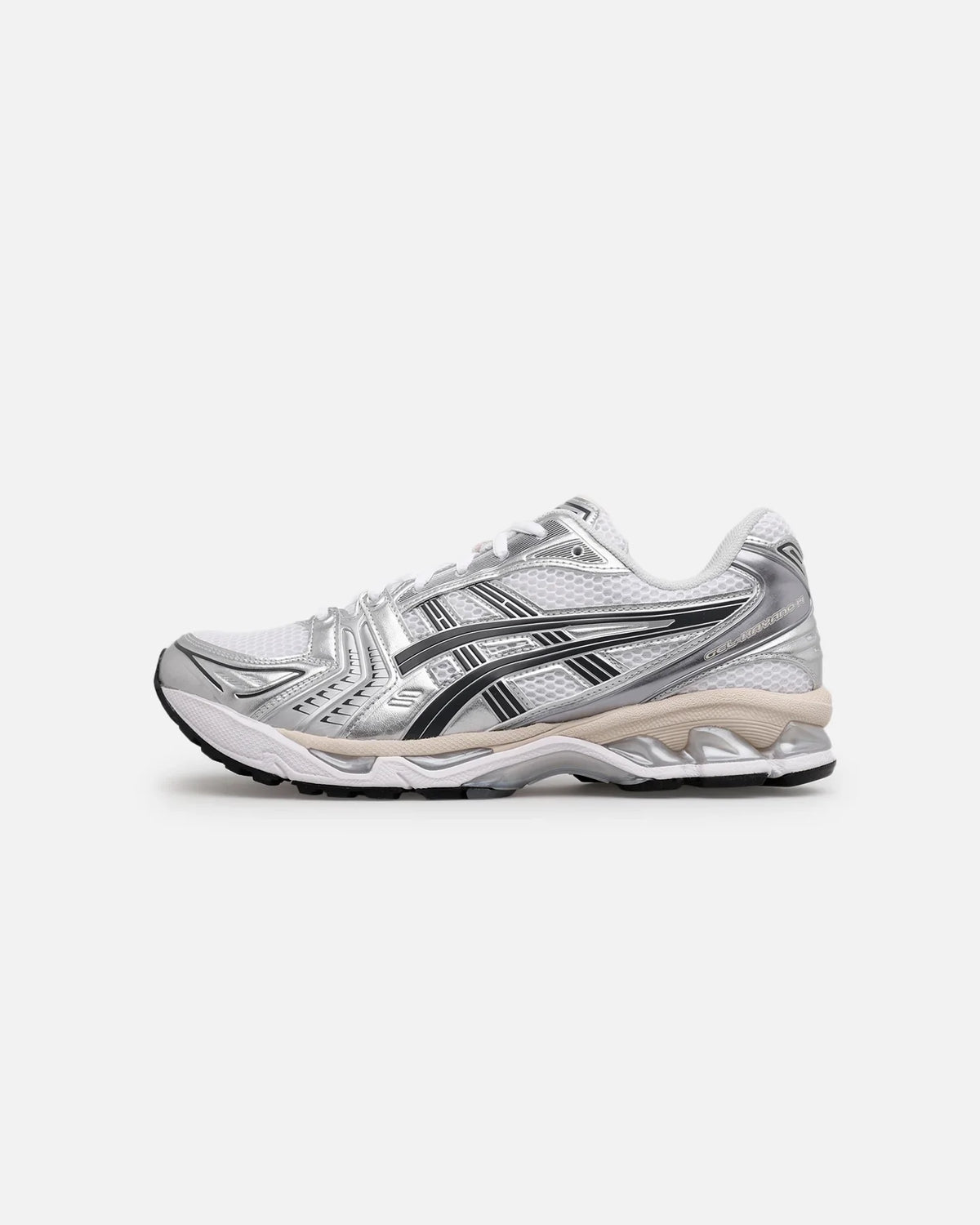 ASICS GEL-KAYANO 14 "White Silver Black" Men Women Retro Running Sneakers