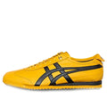 Onitsuka Tiger Mexico 66 "Yellow Black" Leather Sneakers- Women's Shoe Sale / Men's Shoe Sale