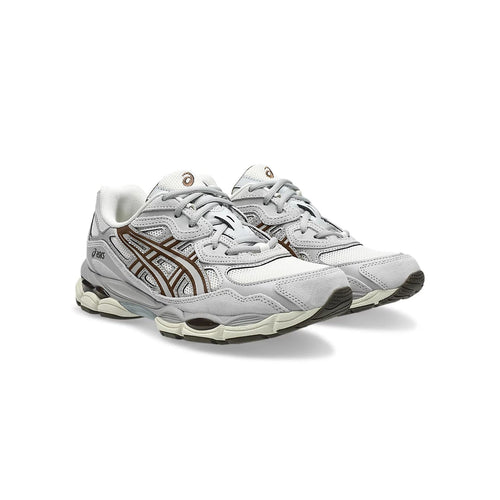 ASICS GEL-NYC "White Grey Brown" Men Women Retro Running Sneakers