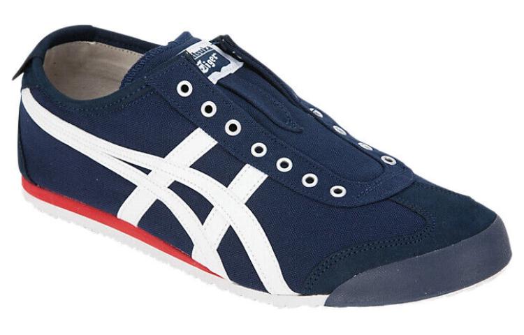 Onitsuka Tiger Mexico 66 Slip-On "Navy White" Unisex Sneakers- Women's Shoe Sale / Men's Shoe Sale