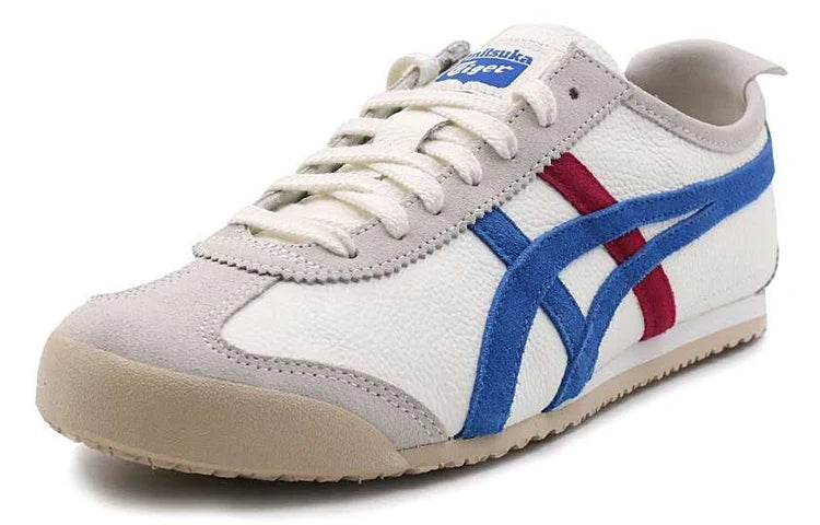 Onitsuka Tiger Mexico 66 "White Blue Red" Casual Sneakers- Women's Shoe Sale / Men's Shoe Sale