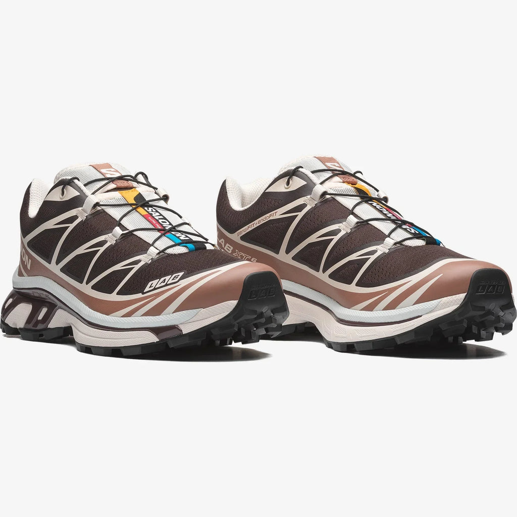 Salomon S-LAB XT-6 Men Outdoor Trail Running Shoes "Dark Brown Tan"