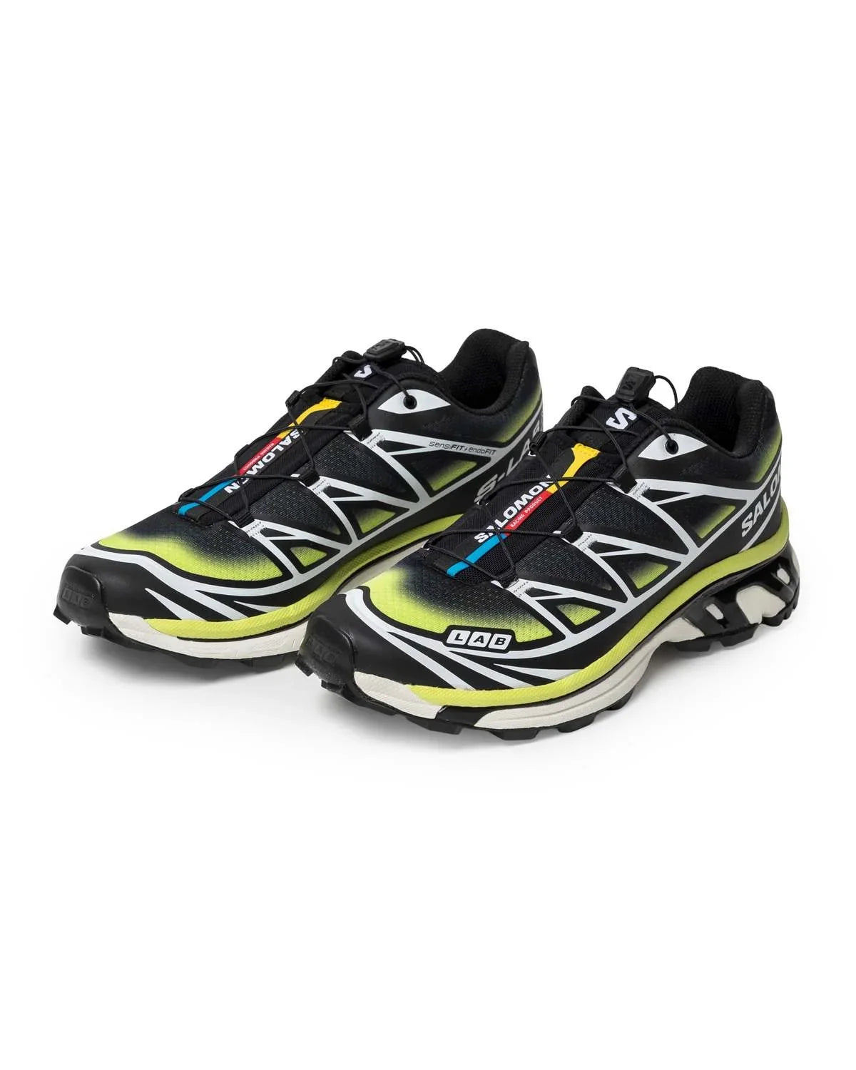 Salomon S-LAB XT-6 Men Women Outdoor Trail Running Shoes "Black Bright Yellow Gradient"