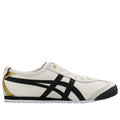 Onitsuka Tiger Mexico 66 "Cream Black Gold" Leather Sneakers- Women's Shoe Sale / Men's Shoe Sale