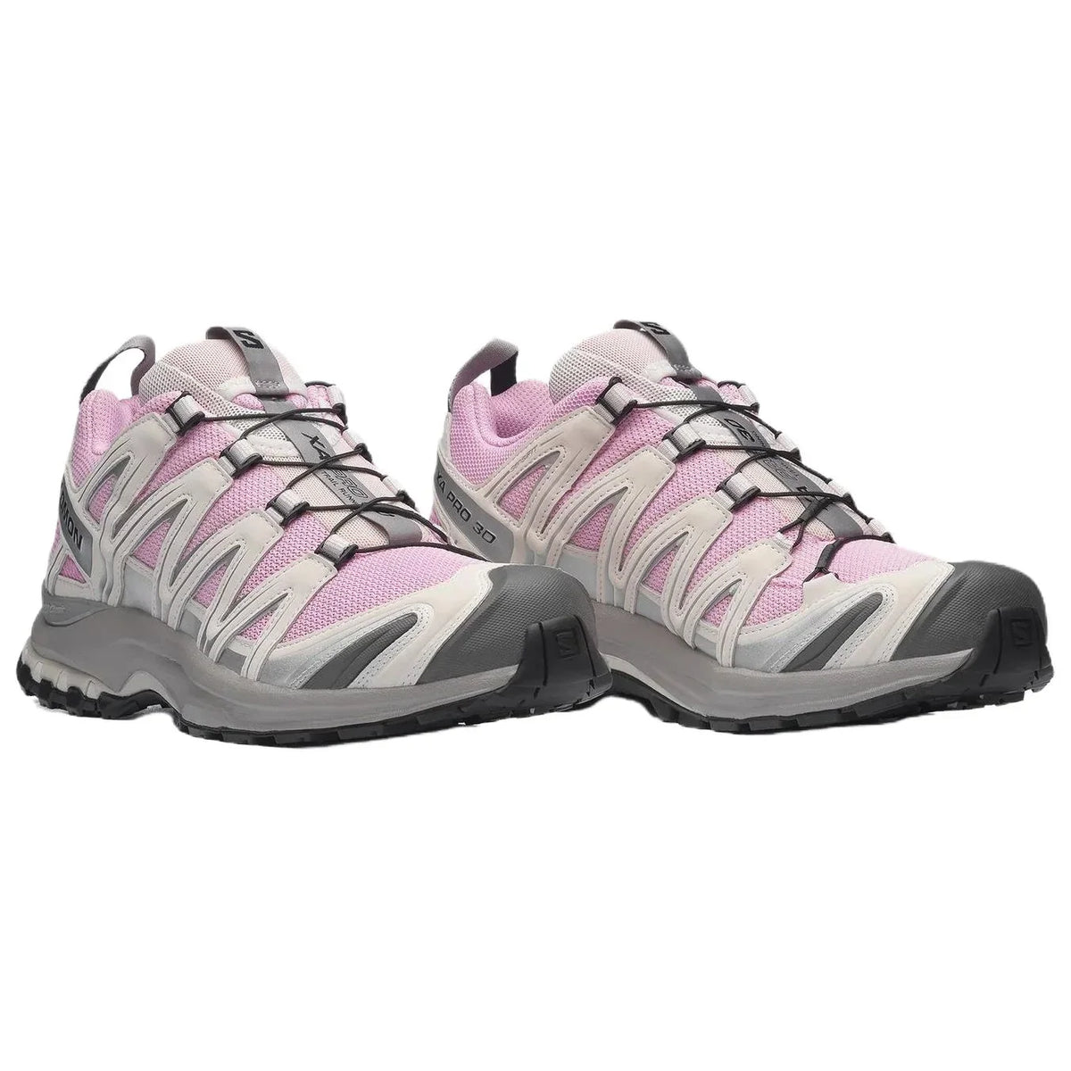 Salomon XA PRO 3D "Pink Cream Grey"- outdoor hiking shoes/Women's Shoe Sale / Men's Shoe Sale