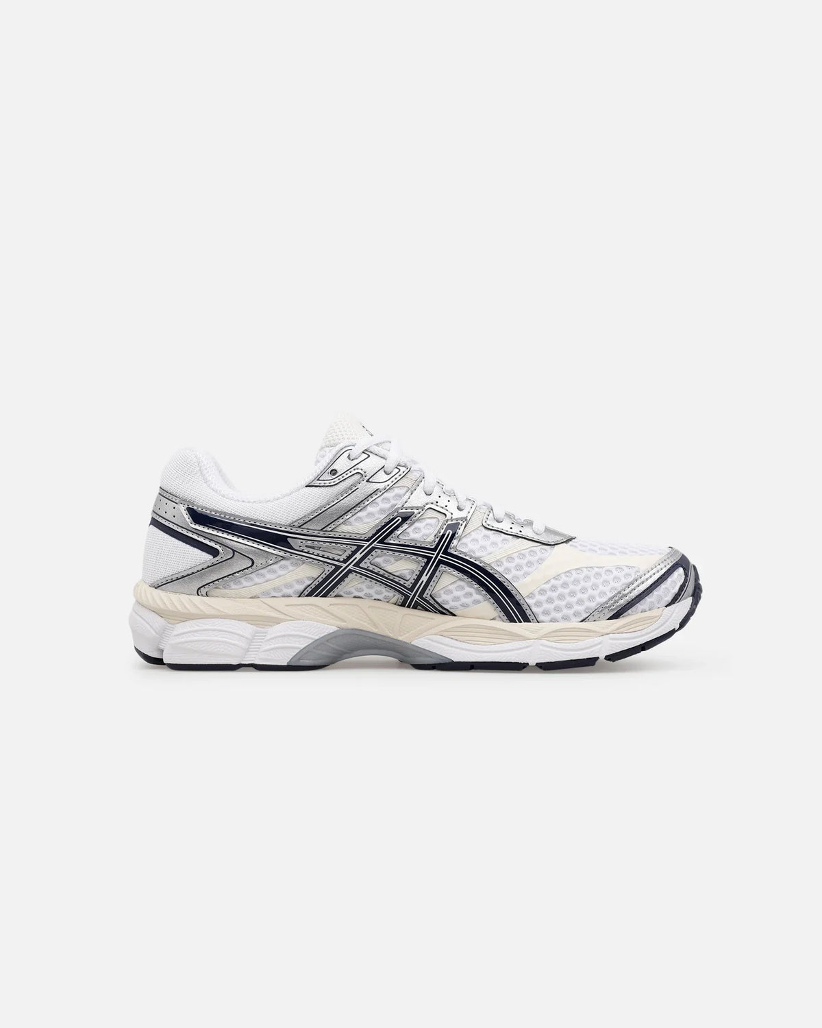 ASICS GEL-CUMULUS 16 "White Navy Silver" Men Women Retro Running Sneakers