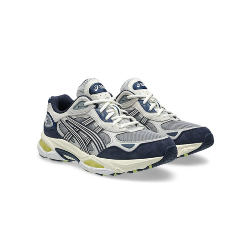 ASICS GEL-NIMBUS 9 "Grey Navy Cream" Men Women Retro Running Sneakers
