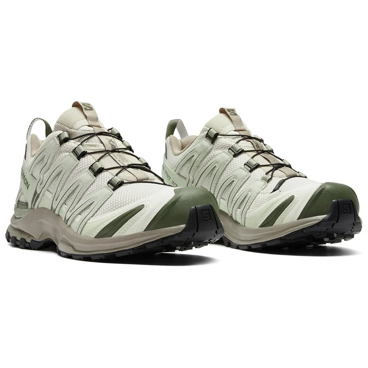Salomon XA PRO 3D "Cream Olive Green"- outdoor hiking shoes/Women's Shoe Sale / Men's Shoe Sale