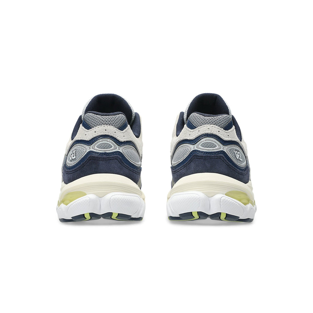 ASICS GEL-NIMBUS 9 "Grey Navy Cream" Men Women Retro Running Sneakers