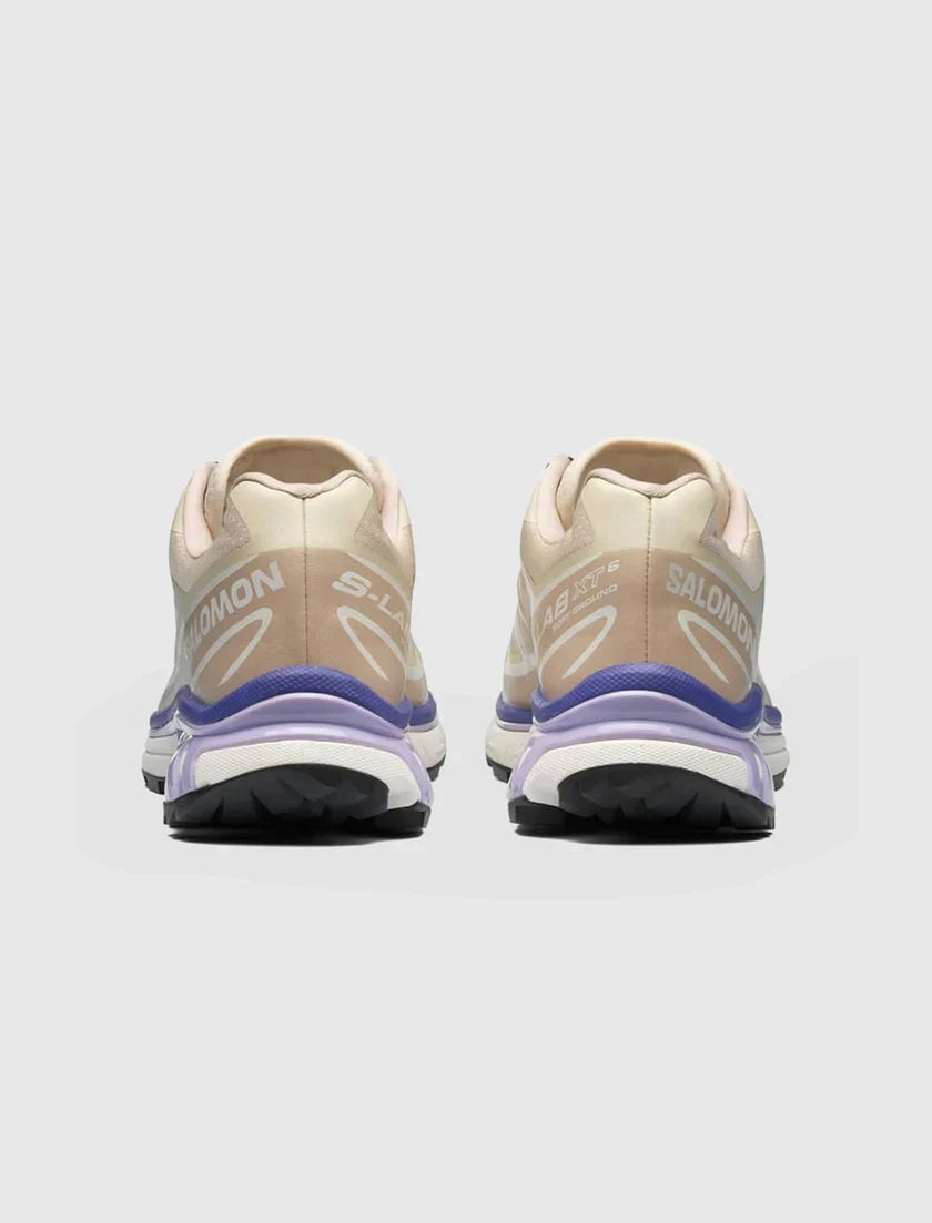Salomon S-LAB XT-6 Men's Trail Running Hiking Shoes "Cream Beige Purple"- outdoor hiking shoes/Women's Shoe Sale / Men's Shoe Sale