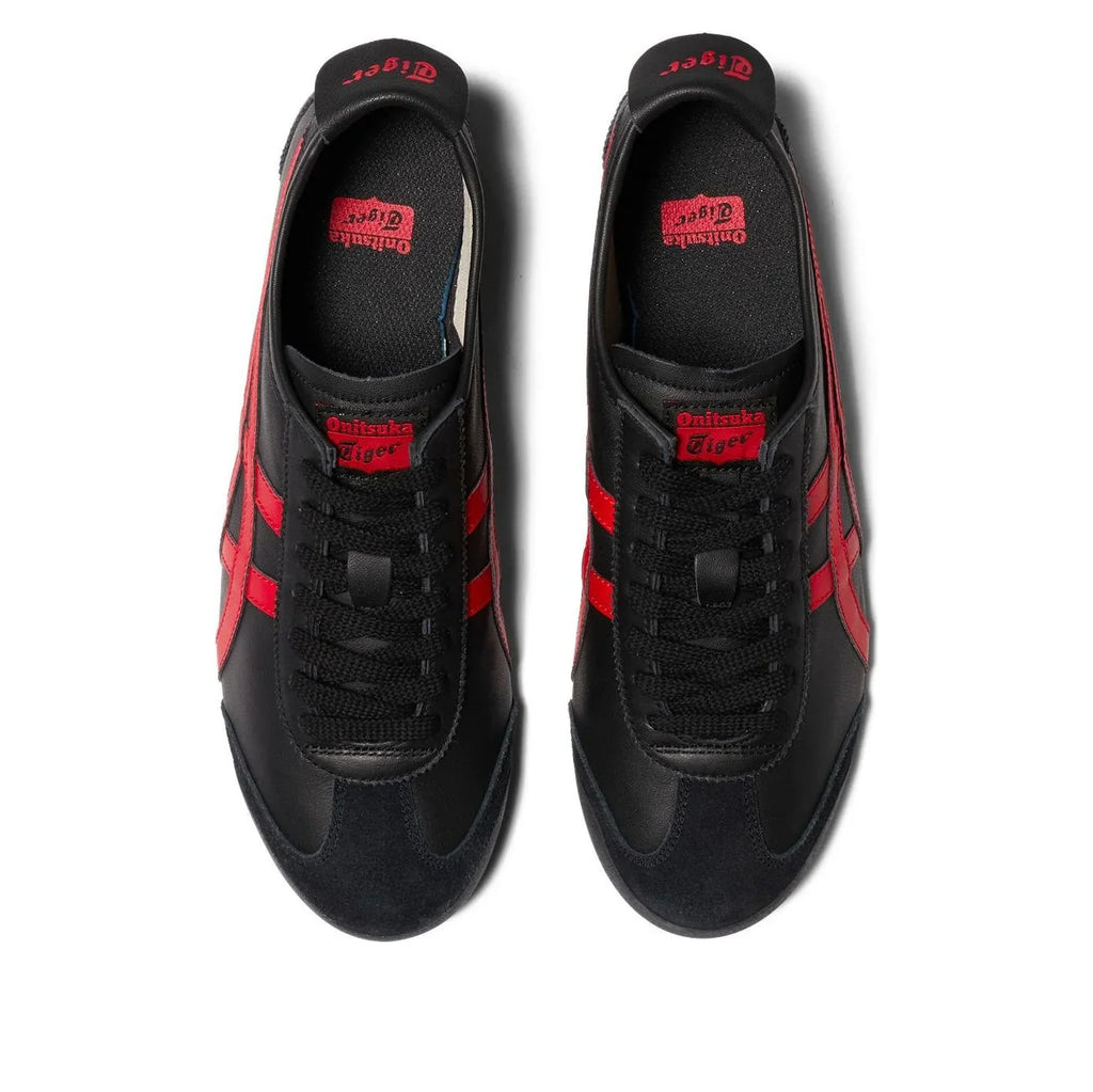 Onitsuka Tiger Mexico 66 "Black Red" Unisex Sneakers- Women's Shoe Sale / Men's Shoe Sale