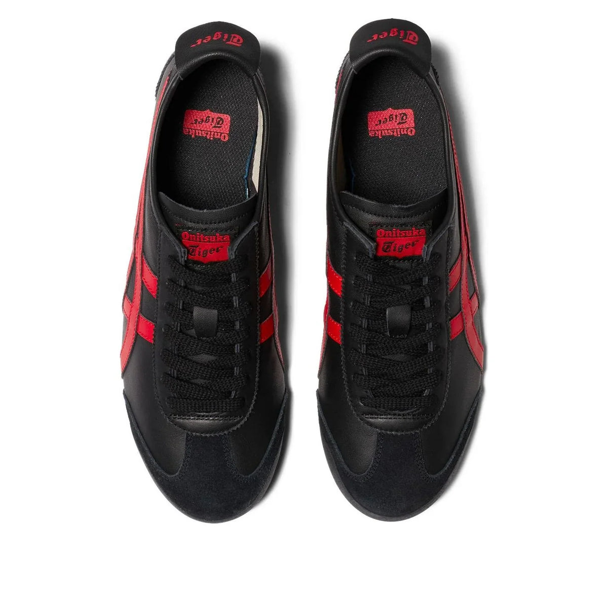Onitsuka Tiger Mexico 66 "Black Red" Unisex Sneakers- Women's Shoe Sale / Men's Shoe Sale