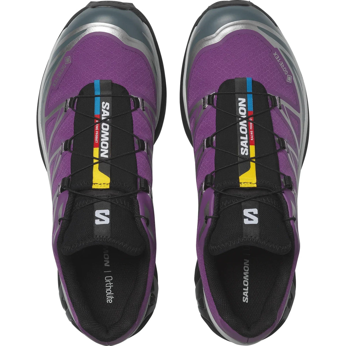 Salomon XT-6 GTX Men's Outdoor Trail Running Shoes "Purple & Teal"
