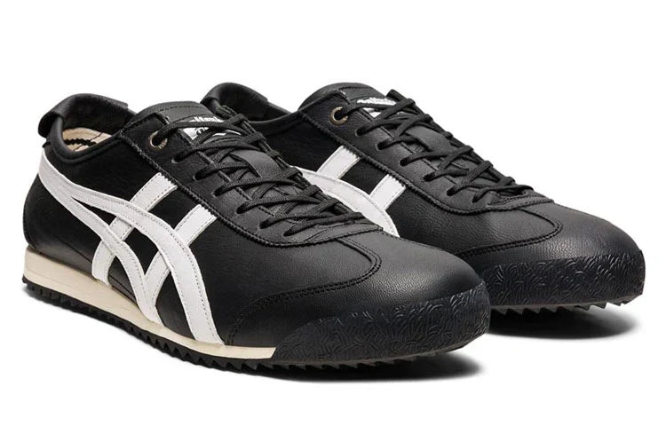 Onitsuka Tiger Mexico 66 "Black White" Unisex Sneakers- Women's Shoe Sale / Men's Shoe Sale