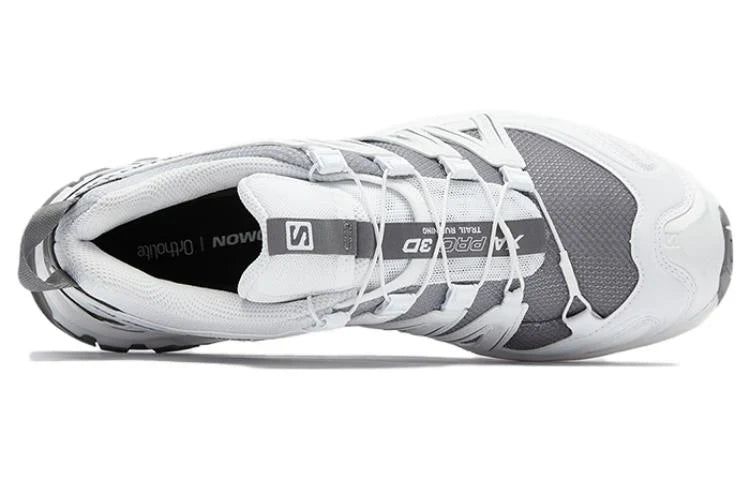 Salomon XA PRO 3D "White Grey"- outdoor hiking shoes/Women's Shoe Sale / Men's Shoe Sale