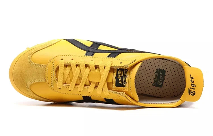Onitsuka Tiger Mexico 66 "Yellow Black" Unisex Sneakers- Women's Shoe Sale / Men's Shoe Sale