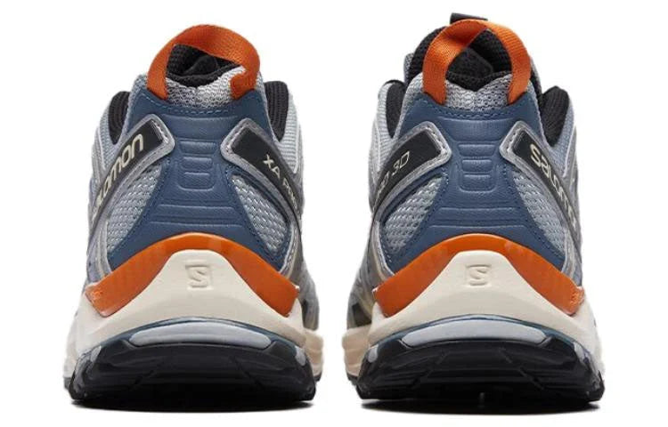 Salomon XA PRO 3D "Blue Grey Orange"- outdoor hiking shoes/Women's Shoe Sale / Men's Shoe Sale