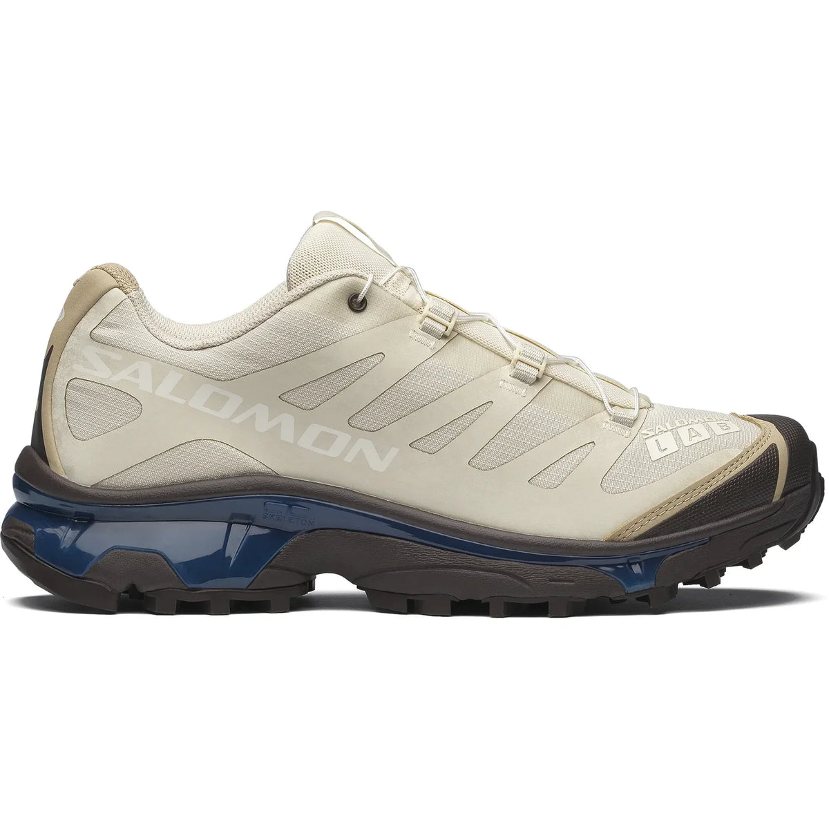 Salomon XT-4 OG XT LAB Men Women Outdoor Trail Hiking Shoes "Cream Beige Dark Brown Blue"