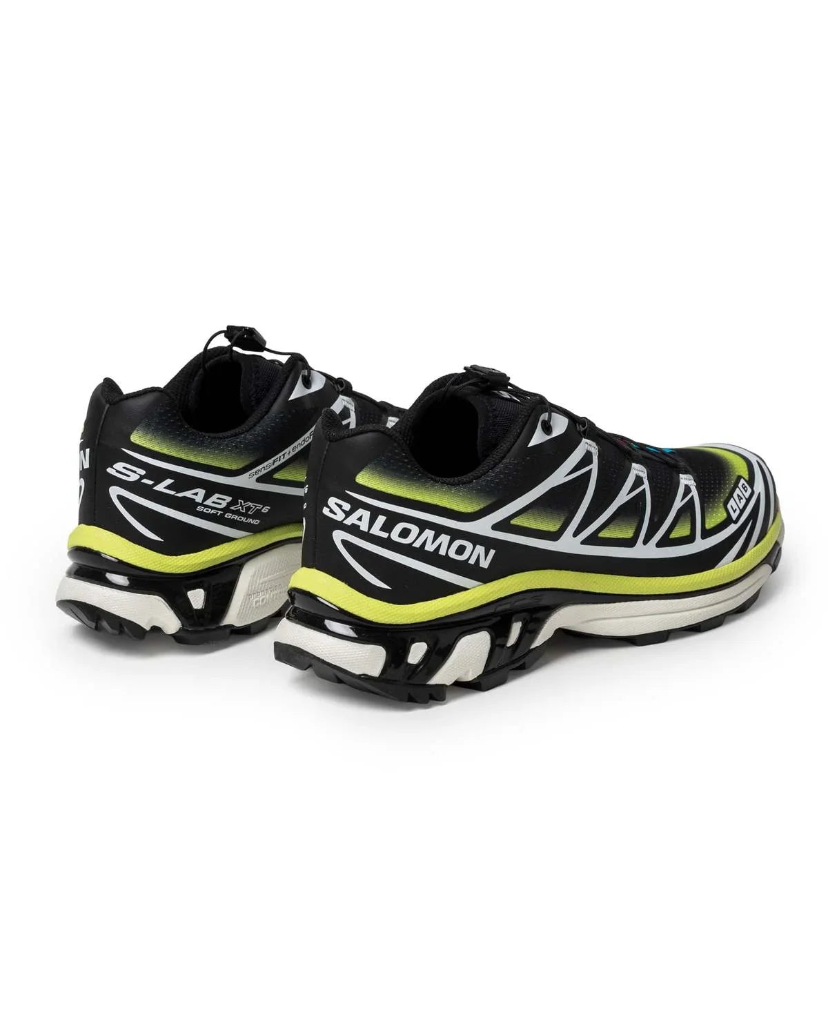 Salomon S-LAB XT-6 Men Women Outdoor Trail Running Shoes "Black Bright Yellow Gradient"