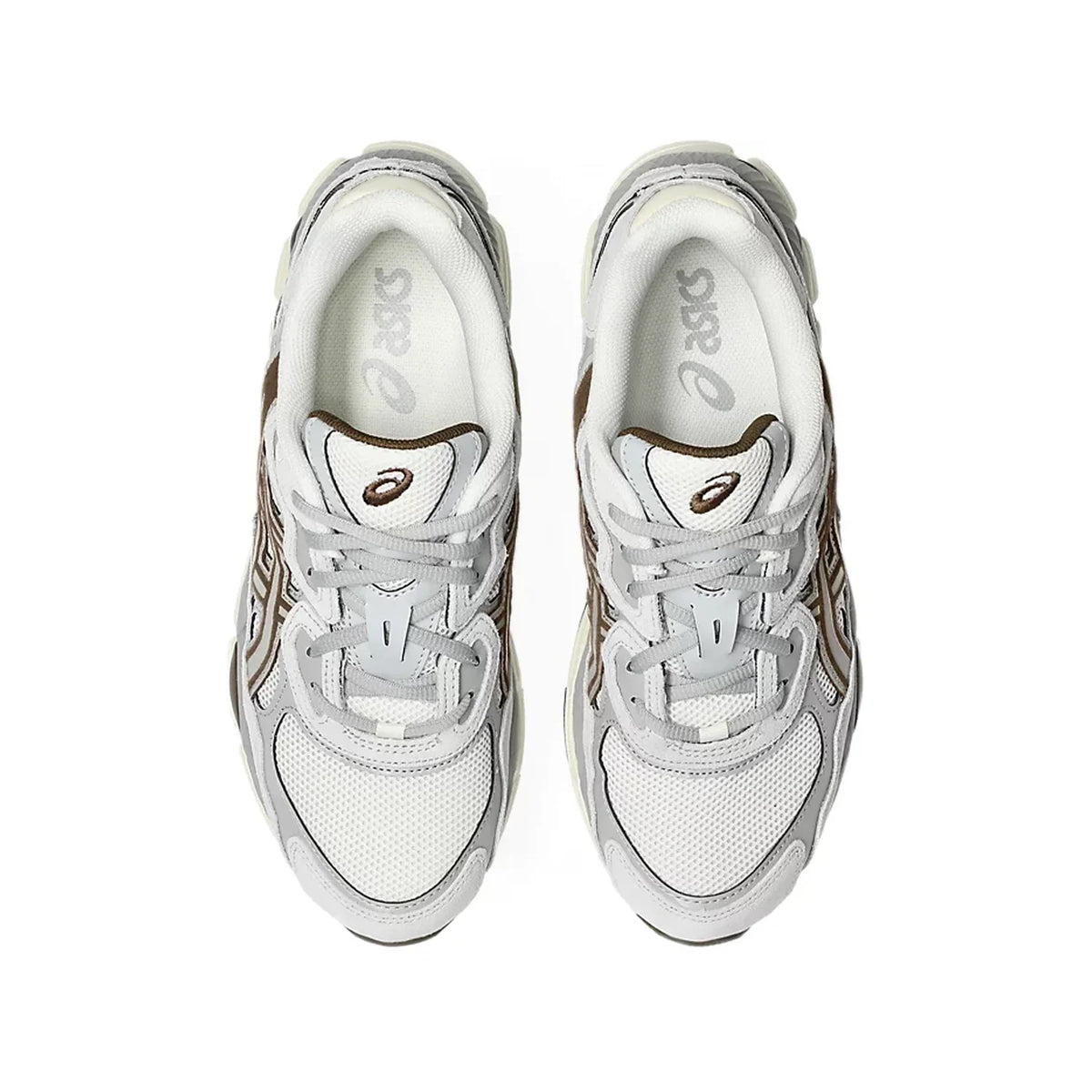 ASICS GEL-NYC "White Grey Brown" Men Women Retro Running Sneakers