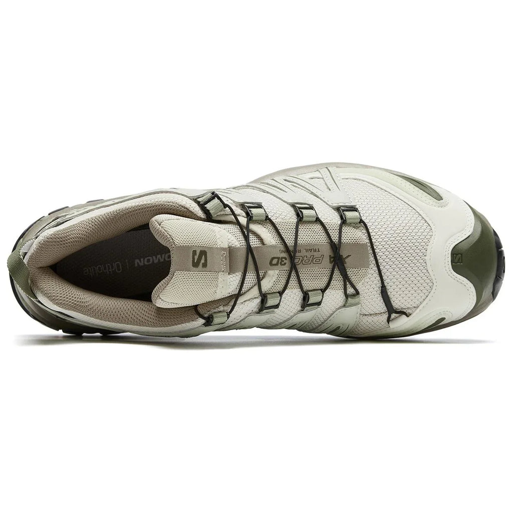 Salomon XA PRO 3D "Cream Olive Green"- outdoor hiking shoes/Women's Shoe Sale / Men's Shoe Sale