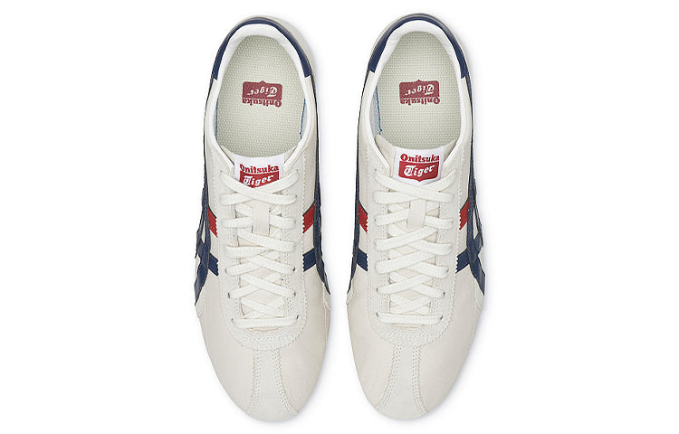 Onitsuka Tiger Mexico 66 "Cream Navy Red" Casual Sneakers- Women's Shoe Sale / Men's Shoe Sale