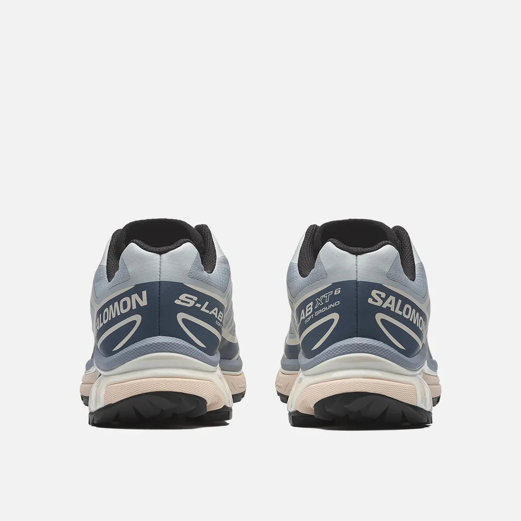 Salomon S-LAB XT-6 Men's Outdoor Trail Running Shoes "Light Grey Navy Cream"