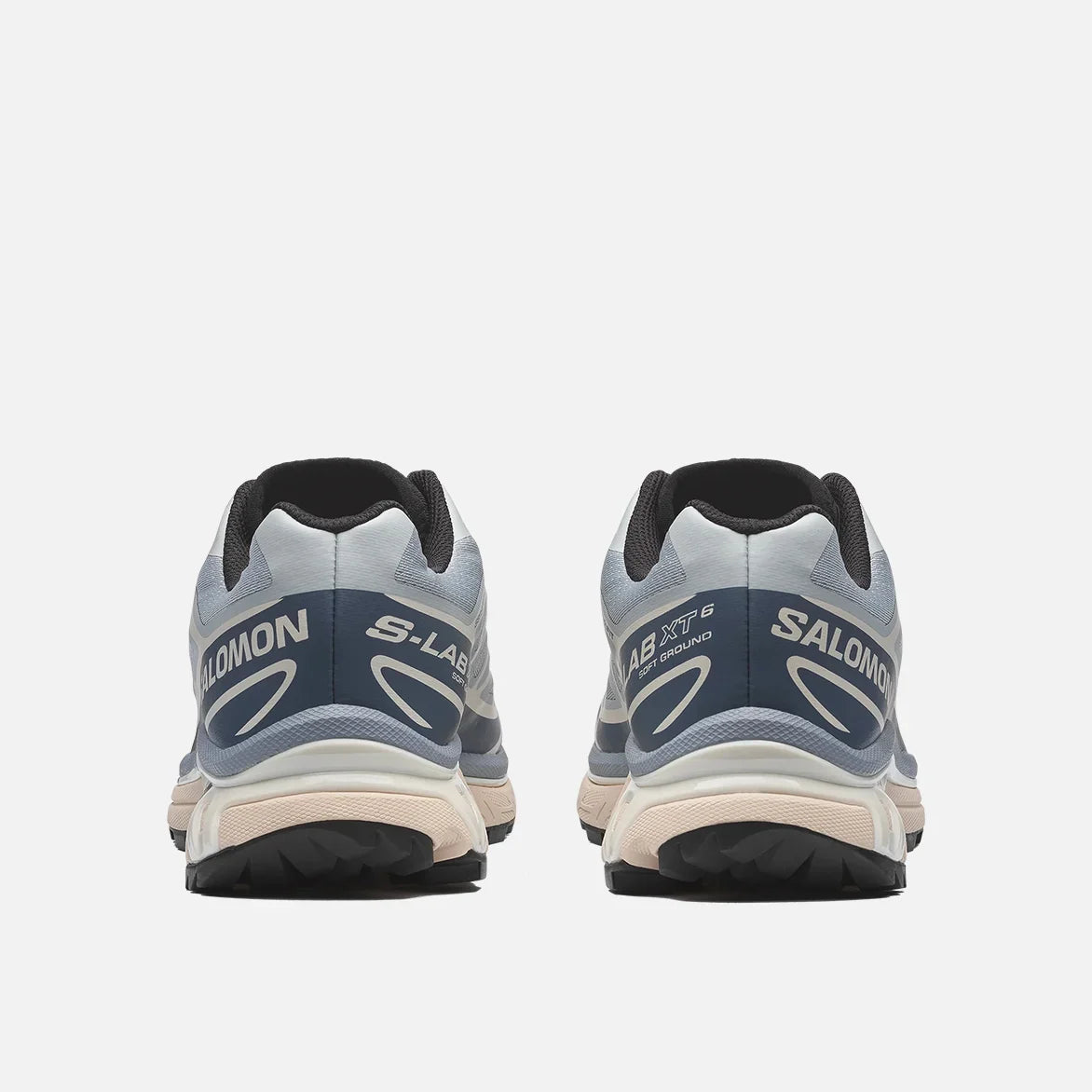 Salomon S-LAB XT-6 Men's Outdoor Trail Running Shoes "Light Grey Navy Cream"