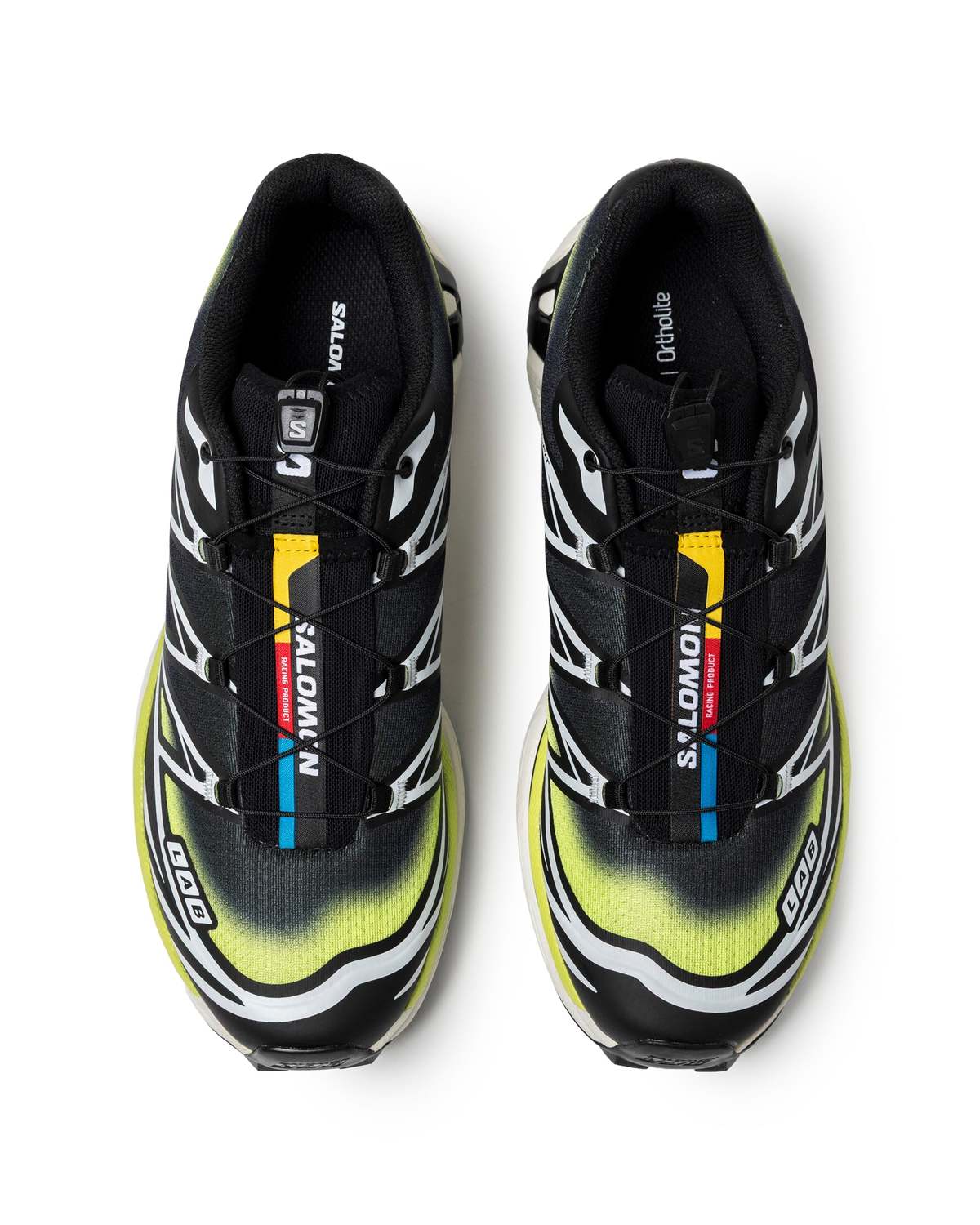 Salomon S-LAB XT-6 Men Women Outdoor Trail Running Shoes "Black Bright Yellow Gradient"