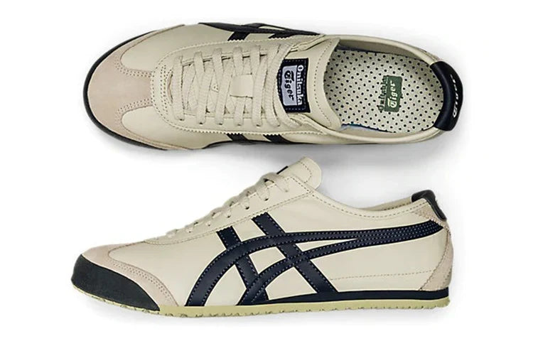 Onitsuka Tiger Mexico 66 "Cream Navy" Unisex Sneakers- Women's Shoe Sale / Men's Shoe Sale
