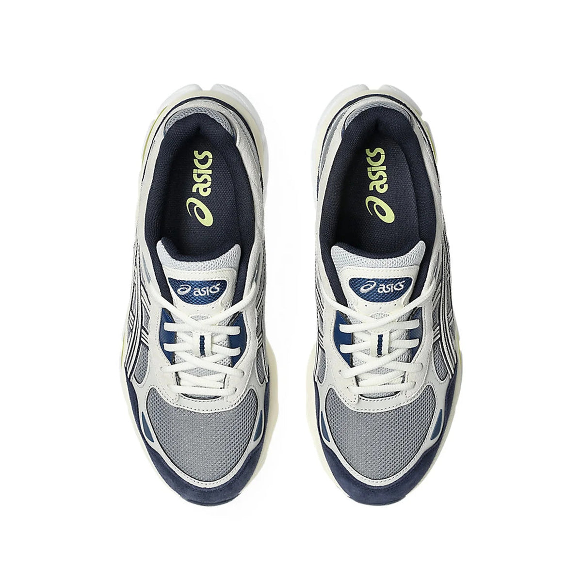 ASICS GEL-NIMBUS 9 "Grey Navy Cream" Men Women Retro Running Sneakers