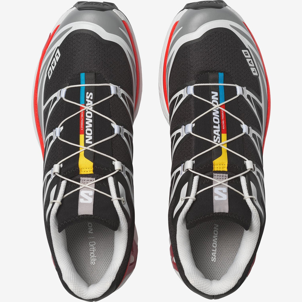 Salomon XT-6 S-LAB Men Women Outdoor Trail Running Hiking Shoes "Black Red White"