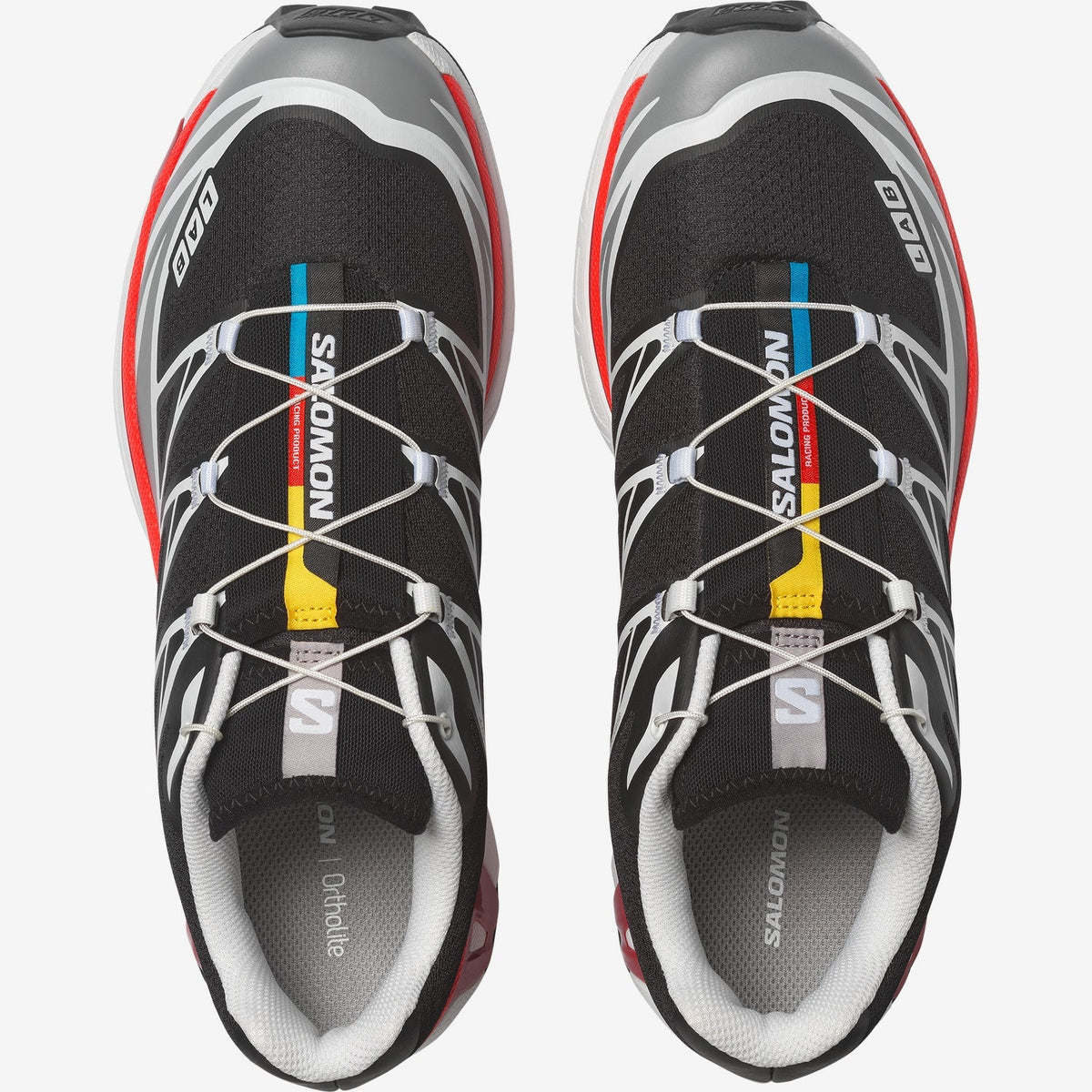 Salomon XT-6 S-LAB Men Women Outdoor Trail Running Hiking Shoes "Black Red White"