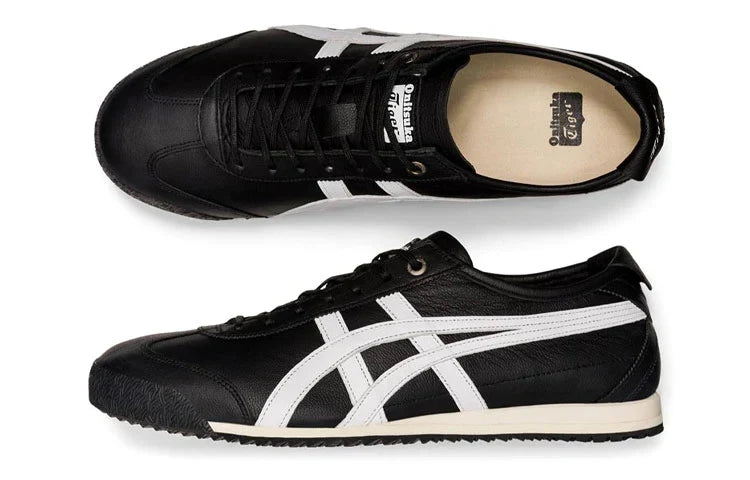 Onitsuka Tiger Mexico 66 "Black White" Unisex Sneakers- Women's Shoe Sale / Men's Shoe Sale