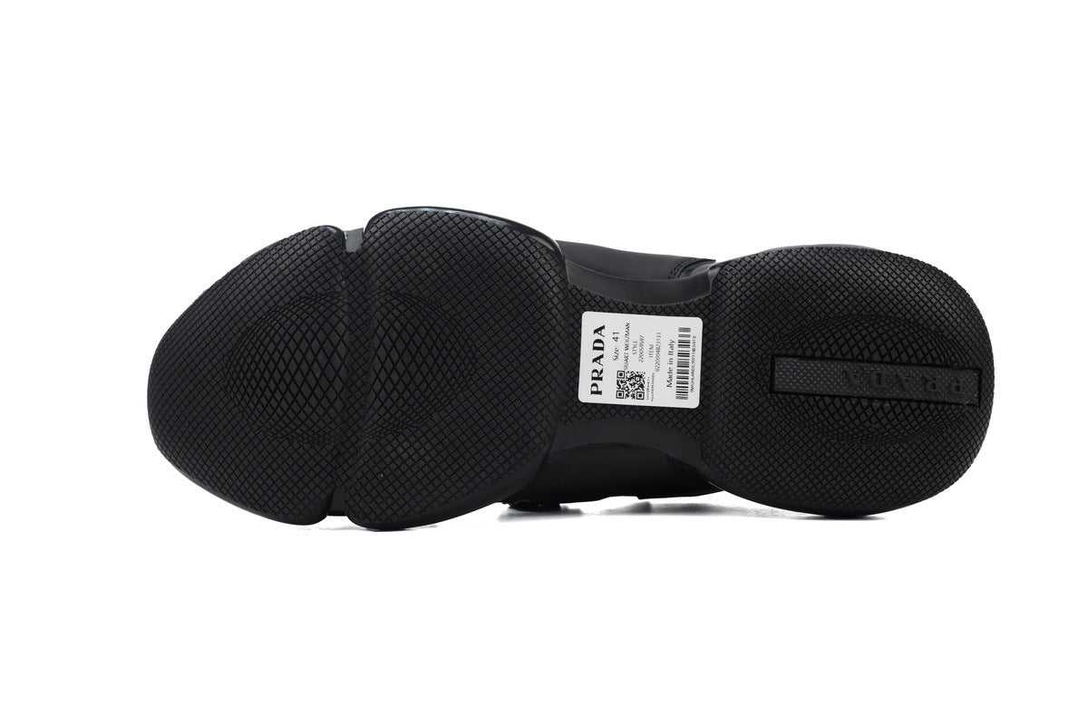 Prada Cloudbust Mesh Velcro Sneakers "Black"-Classic Casual Shoes/Women's Shoe Sale / Men's Shoe Sale