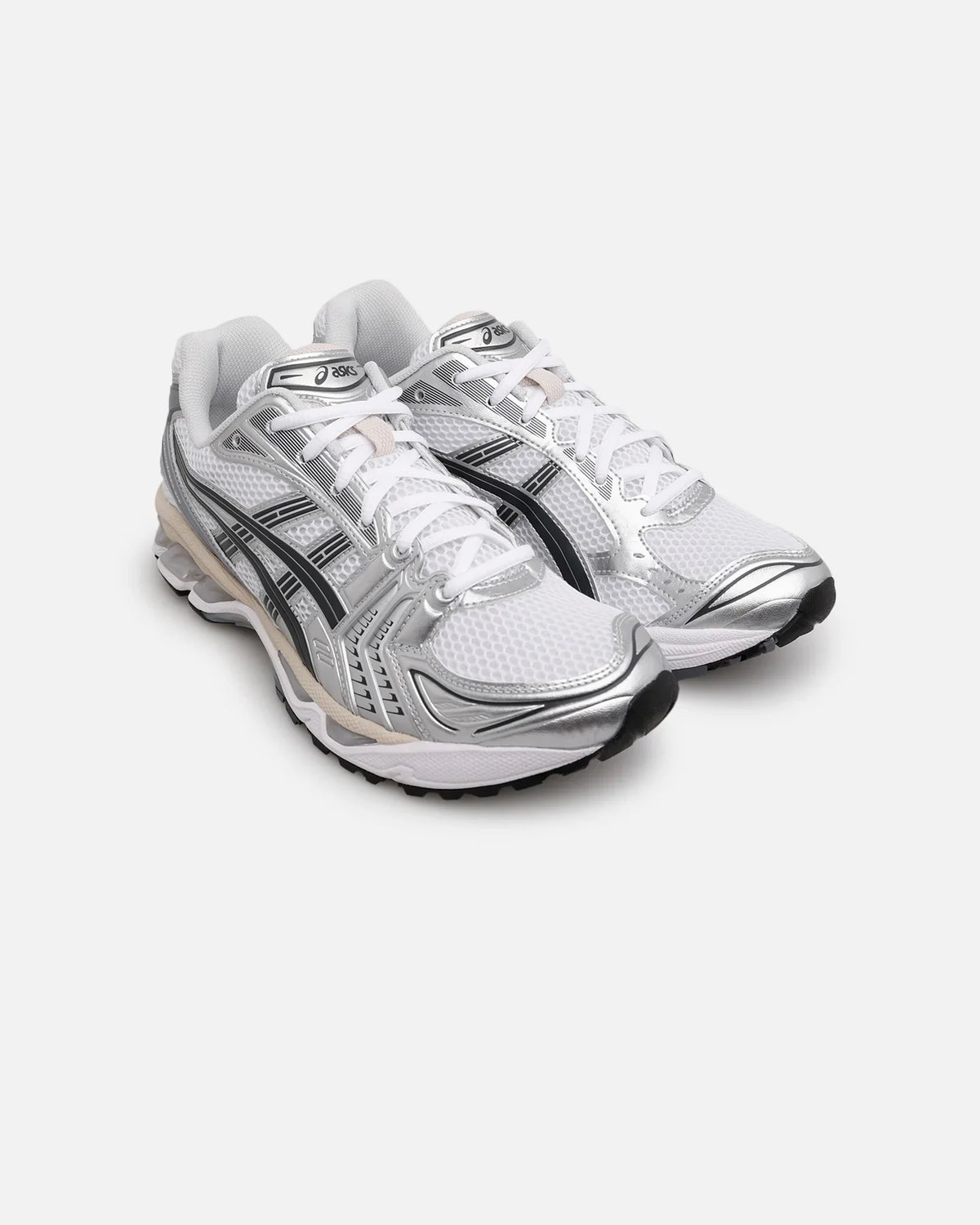 ASICS GEL-KAYANO 14 "White Silver Black" Men Women Retro Running Sneakers