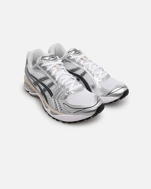 ASICS GEL-KAYANO 14 "White Silver Black" Men Women Retro Running Sneakers