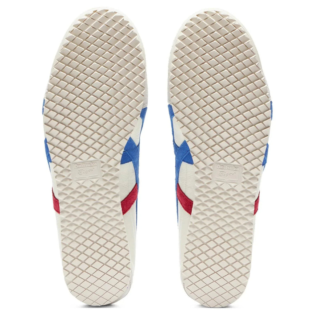 Onitsuka Tiger Mexico 66 "Cream Blue Red" Unisex Sneakers- Women's Shoe Sale / Men's Shoe Sale