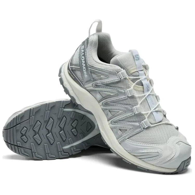 Salomon XA PRO 3D "Silver Off White"- outdoor hiking shoes/Women's Shoe Sale / Men's Shoe Sale