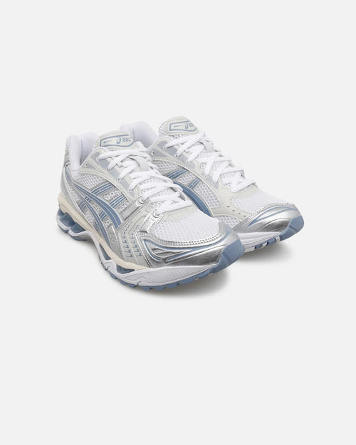 ASICS GEL-KAYANO 14 "White Silver Light Blue" Men Women Retro Running Sneakers