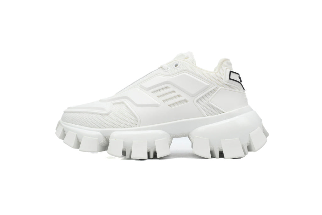 Prada Cloudbust Thunder Technical Fabric Chunky Sneakers "White"-retro thick sole dad shoes，Women's Shoe Sale / Men's Shoe Sale